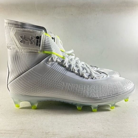 Under Armour UA Highlight MC Football Cleats White Men's Size 11.5 3023716-106 - Picture 1 of 9